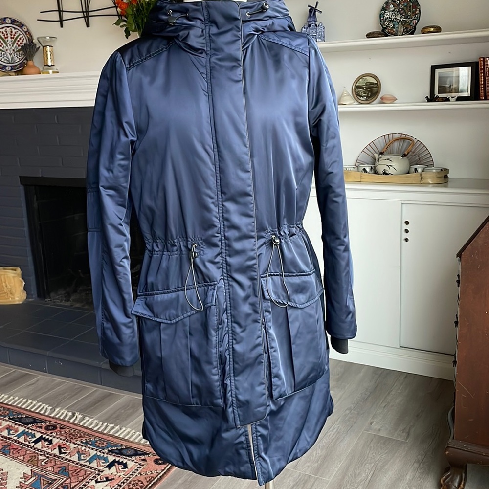 H&M Navy Lightly padded Parka